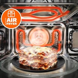 Magnetron met Grill en Airfryer Functie, 28 Liter, 5 Vermogensniveaus — thumbnail 2