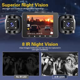USB-dashcam geschikt voor Android-autoradio Waterdichte mini-autocamera Auto-recorder Nachtzicht Dashcam Loop-opname met G-sensor Videorecorder 170° groothoek met 64G SD-kaart — thumbnail 3