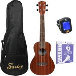 Concert Ukelele starterset - incl. hoes, tuner en standaard - Hout — thumbnail 1
