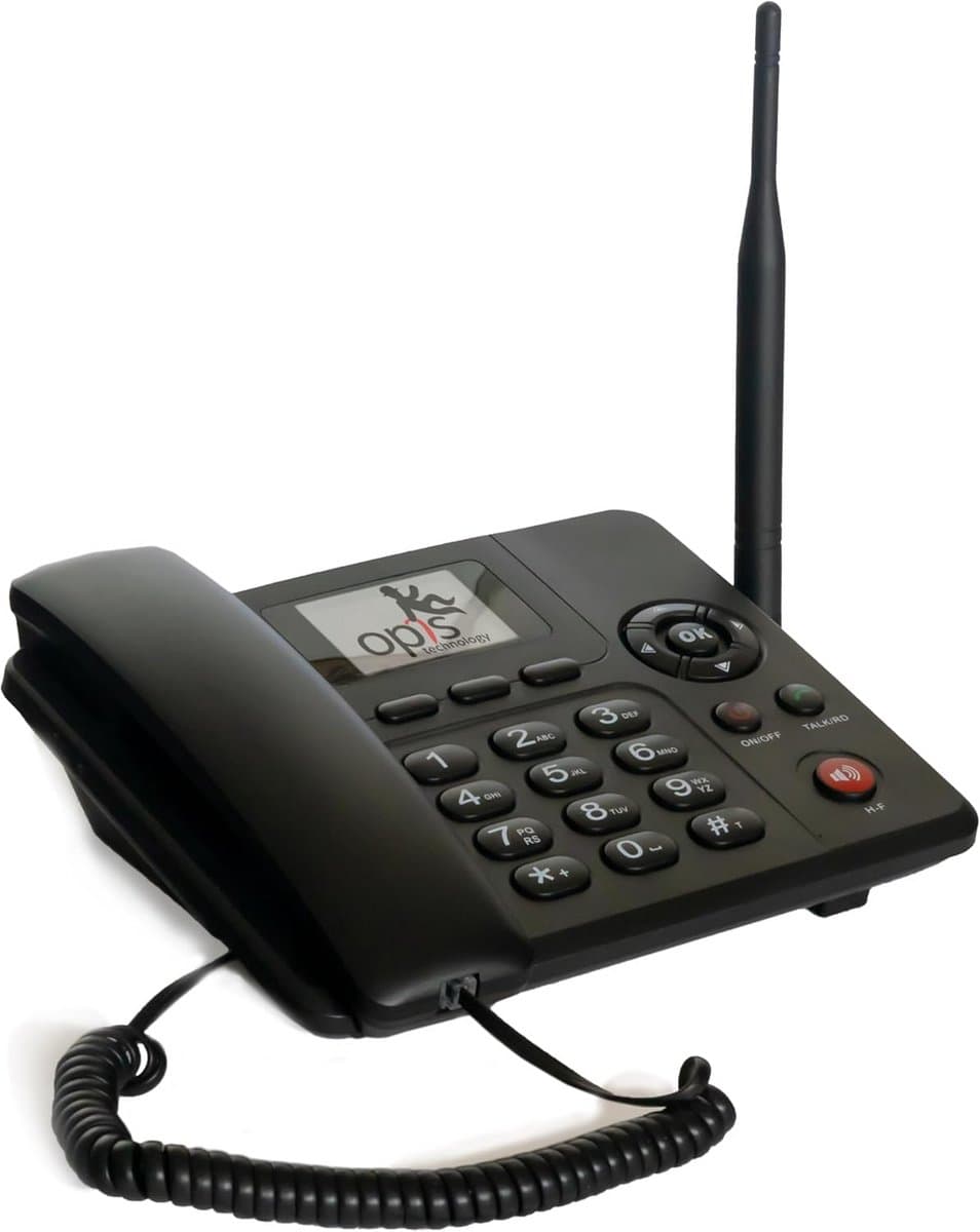 Tafeltelefoon 4G voor Senioren en Thuisgebruik - Werkt met SIM-kaart — afbeelding 1