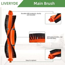 10-delige set-Voor Xiaomi Mijia 2S / Mop Pro / STYJ02YM robotstofzuiger- voor Xiaomi S12 / T12 B106GL robotstofzuiger- 1 hoofdborstel- 4 zijborstels- 2 HEPA-filters- 2 dweildoeken — thumbnail 3