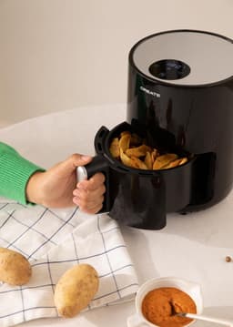 Compacte 1.5L Heteluchtfriteuse Zonder Olie – 900W – Instelbaar 80-200°C — thumbnail 3