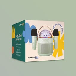 imoshion Sing & Shine Karaoke Set - Met Bluetooth Speaker, Microfoons en Discolamp - Karaokeset voor Volwassenen en Kinderen — thumbnail 2