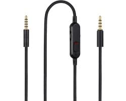 Cosensi - Kabelvervanging voor gaming headset met 3,5 mm jack - Zwart