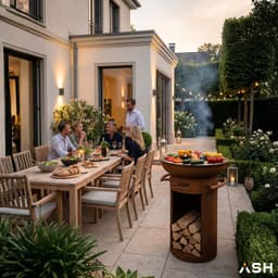 Plancha BBQ – ASH - Ember - Plancha barbecue met grillring – Vuurschaal & Plancha bakken — thumbnail 2