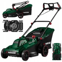 Parkside Elektrische Grasmaaier PRM 1800 C3 – 1800W – 55L Opvangbak – Hoogte Verstelbaar (2–7 cm) – Tuingereedschap voor Gazon — thumbnail 1