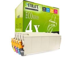 4x Hoge Capaciteit Tonercartridges Set voor ES7411DN Laserprinter