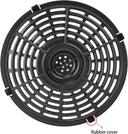 Anti-aanbak Heteluchtfriteuse Grillpan voor Airfryers 8,5 Inch - Vaatwasmachinebestendig — thumbnail 4