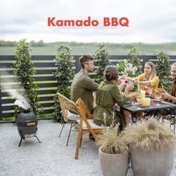 KitchenBrothers Kamado BBQ - 13 Inch Houtskool Barbecue - 27⌀ cm - PFAS-vrij - Egg BBQ - Grijs — thumbnail 2