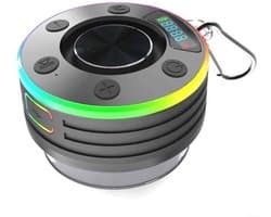 Draadloze Bluetooth Doucheluidspreker - IPX7 Waterdicht met FM-Radio en LED-Display