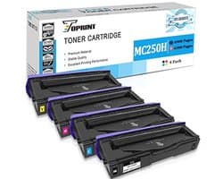 Hoge Capaciteit Compatibele Toners - Zwart en Kleuren (Cyaan, Magenta, Geel) voor Ricoh Printers