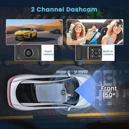 Draadloze WiFi Dashcam met 64 GB SD-kaart - FHD 1080P Auto Camera met Bewegingsdetectie en Loop-opname — thumbnail 5