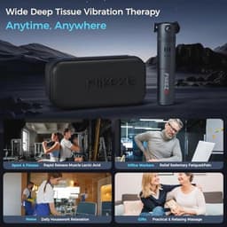 Massagepistool voor diepe weefselvibratie - Draagbare handtherapie voor spierontspanning — thumbnail 4