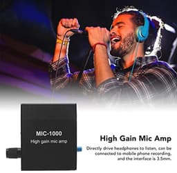Microfoonversterker met Hoge Gain voor Professionele Audio — thumbnail 3