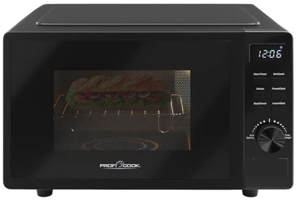 Magnetron met Grill 20L - Draaipleateloze Magnetron met Timer en Ontdooifunctie — afbeelding 1
