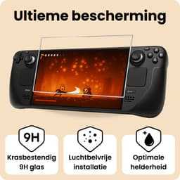 Screenprotector - Geschikt voor Steam Deck OLED Screenprotector Bescherm Glas - Tempered Glass Geschikt voor SteamDeck OLED Screen Protector - 2 PACK — thumbnail 4