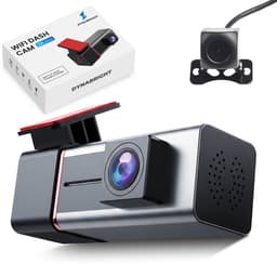 Dynabright Dashcam 4K – Incl. 32GB kaart - Met Achteruitcamera (1080p) – Nachtzicht – Dashcam Voor Auto - Wifi – GPS – Parkeermodus – Dashcams - 170° Groothoek – G-Sensor Noodvergrendeling — thumbnail 1