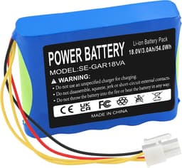 Li-ion 3000mAh 18V Grasmaaier Accu voor Husqvarna 589586201 R100Li Automower 430X - Gardena Sileno R160Li2018 - R130LIC — thumbnail 2