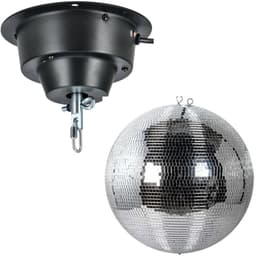 Spiegelbol 50 cm met motor - Ayra DanceFX MB50-5x5 - Multikleur — thumbnail 1
