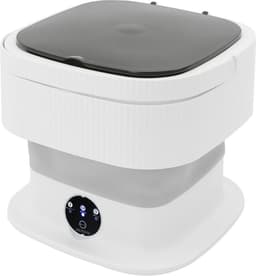Opvouwbare Mini Wasmachine met Centrifuge voor Kleine Was en Reizen — thumbnail 1