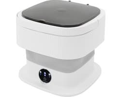 Opvouwbare Mini Wasmachine met Centrifuge voor Kleine Was en Reizen