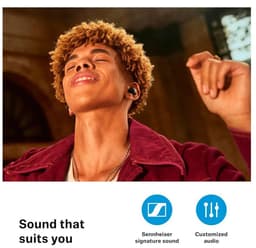Sennheiser Accentum True Wireless - Draadloze oordopjes met Noise Cancelling - 28u batterij - Snelladen - 4 Microfoons - Wit — thumbnail 4