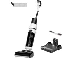 Lunekiss Draadloze nat- en droog stofzuiger met dweilfunctie – 15000 Pa zuigkracht – zelfreinigend – vloerreiniger met accu