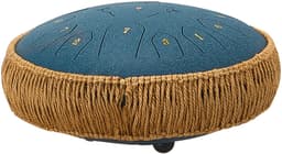 VEVOR Tongue Drum, ø305 mm, 13 Tonen, Rain Drum, C Majeur, met Muziekboek en Stokken, Percussie-Instrument voor Meditatie, Yoga en Muziekonderwijs voor Beginners, Steel Tongue Drum, Marineblauw — thumbnail 2