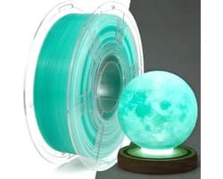 Hoogwaardig PETG Filament 1.75mm 1KG, Transparant Cyaan Wit voor 3D-printers