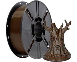 PLA+ 3D Printer Filament 1.75mm Bruin - Hoge Sterkte 1KG Spoel voor 3D Printers