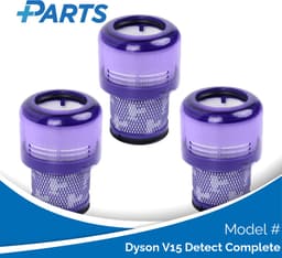 Dyson V15 Detect Complete Filters (3 Stuks, Plus.Parts® alternatief voor 970013-02) — thumbnail 1