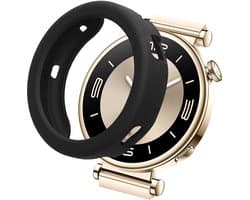 kwmobile Beschermhoes voor Huawei Watch GT4 41mm - Fitness Tracker Case van TPU - Soft Smartwatch Case - zwart