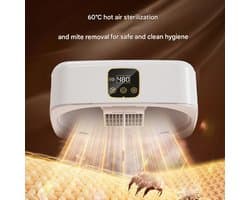 Slimme, handige, snel drogende, hangende droger voor huishoudelijk gebruik, mijtverwijderende en desinfecterende droger