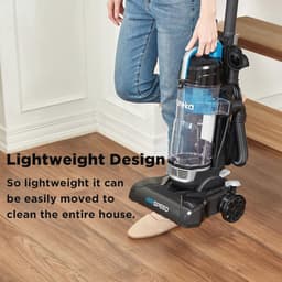 Krachtige Zakloze Verticale Stofzuiger voor Tapijten en Vloeren, Ultra Lichtgewicht met Vervangfilter, Blauw — thumbnail 3