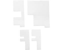 Allecta - Set van 4 stuks compatibele afval inktcartridge pad spons voor Canon printer G modellen - G1100 G2100 G4400 G2210