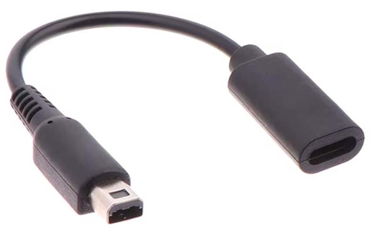 USB-C adapter voor Nintendo New 2DS XL, New 3DS(XL), 2DS, 3DS(XL), DSi en DSi XL — afbeelding 1