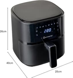 Airfryer XL 4.0L met Touchscreen - 8 Programma's - 1500W - Gezond Frituren & Energiebesparend — thumbnail 7