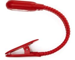 Boeklampje herlaadbaar met dimfunctie en flexibele arm