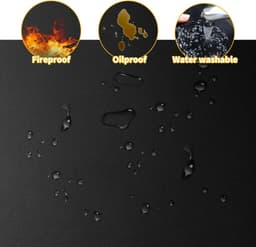 Heat Resistant Pad - Air Fryer Mat - Fireproof Kitchen Worktop Pad - Fiberglass Silicone Heat Protection Mat - Fire Resistant Mat - Worktop Protection Mat — thumbnail 8