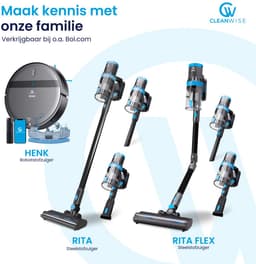 CleanWise Henk Robotstofzuiger + Onderhoudspakket – Nederlands Product – Voor Huisdieren – Met Dweilfunctie & Laadstation – Dweilrobot – 4500 Pa – HEPA 14 – Ultra dun 7,4 cm – App & Spraakbediening – Voor Huisdierharen, Harde Vloeren & Tapijt — thumbnail 11