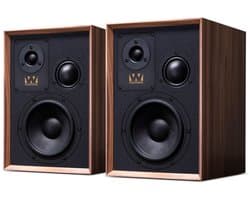 Wharfedale Super Denton Boekenplank Speakers - 3-weg Ontwerp - 6,5” Kevlar-Woofer - Rijk En Gedetailleerd Geluid - Walnoot