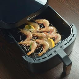 Ronde Grill voor Heteluchtfriteuse - 17,5 x 17,5 x 2,5 cm - Roestvrijstalen Accessoires — thumbnail 15