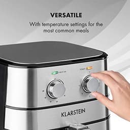 Hot Air Fryer 1700 Watt - Gezond Bakken Met Temperatuurinstelling en Timer - XXL Capaciteit 5.4L — thumbnail 7
