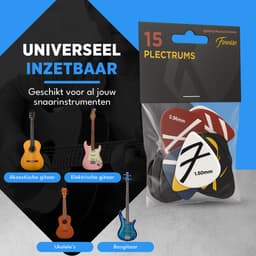 Finesse Nylon Plectrum voor Gitaar - 15 Stuks - met Plectrum Houder - Plectrums - Guitar Pick — thumbnail 2