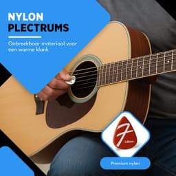 Finesse Nylon Plectrum voor Gitaar - 15 Stuks - met Plectrum Houder - Plectrums - Guitar Pick — thumbnail 5