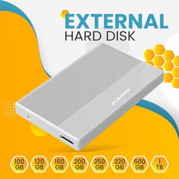 Externe harde schijf 120GB HDD gegevensopslag 2,5 inch USB 3.0 draagbaar compatibel met Mac, desktop, pc, laptop, PS4, PS5 — thumbnail 2