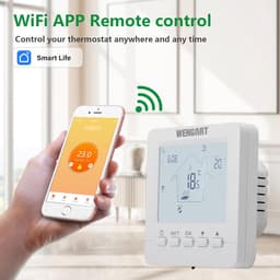 Slimme Wifi Kamerthermostaat voor Elektrische Verwarming met App en Spraakbesturing — thumbnail 4