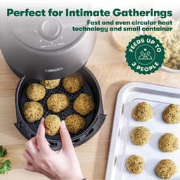 Compacte Airfryer met 2 Liter Inhoud en Eenvoudige Bediening — thumbnail 2