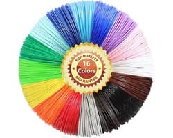 3D Pen Filament 1.75mm PLA – Kleurenset 5M voor Kinderen en Volwassenen – Compatibel met 3D Printpennen