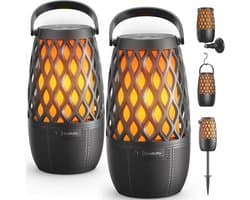 Draadloze Bluetooth Buitenluidsprekers met LED Verlichting - 360° Geluid en Waterdicht Design